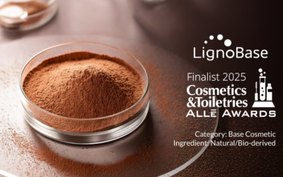 LignoBase Finalist of the 2025 C&T Allē Awards in the Category Natural/Bio-derived Ingredients